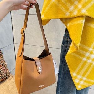 Brown Leather Shoulder Bag